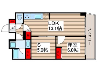 ＧＥＮＯＶＩＡ鐘ヶ淵の物件間取画像